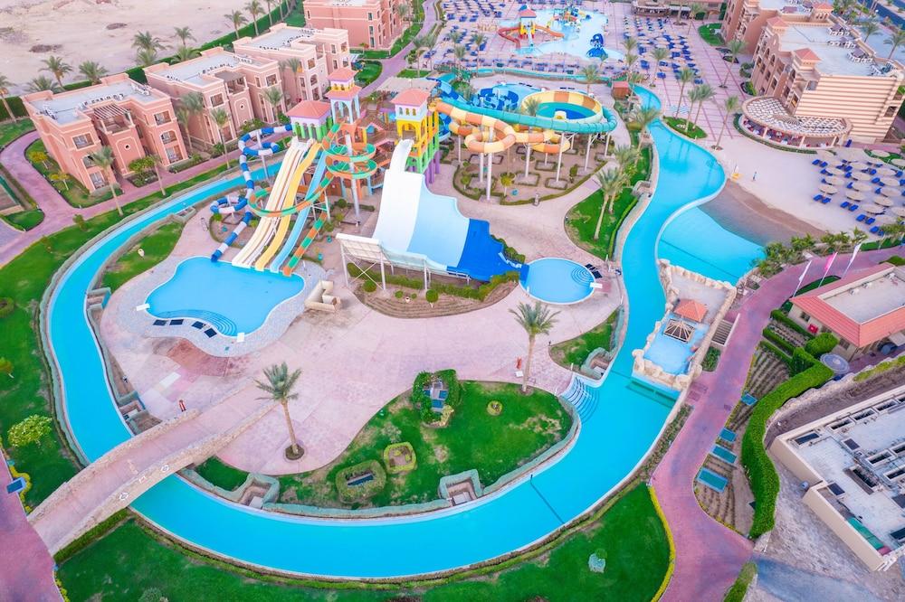 Hotel Charmillion Club Aquapark Sharm el Sheikh Esterno foto Aerial view of the park