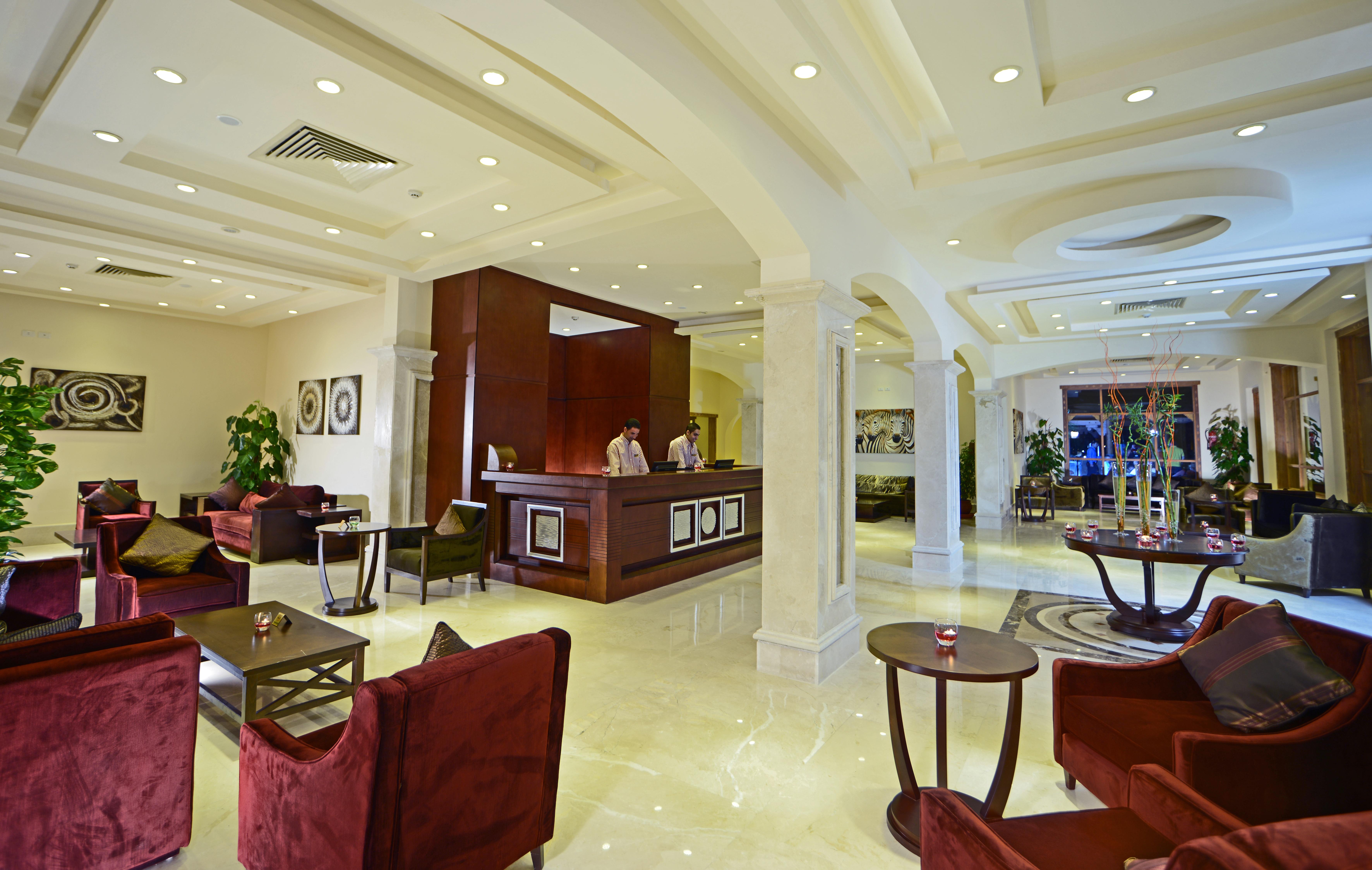 Hotel Charmillion Club Aquapark Sharm el Sheikh Esterno foto Lobby